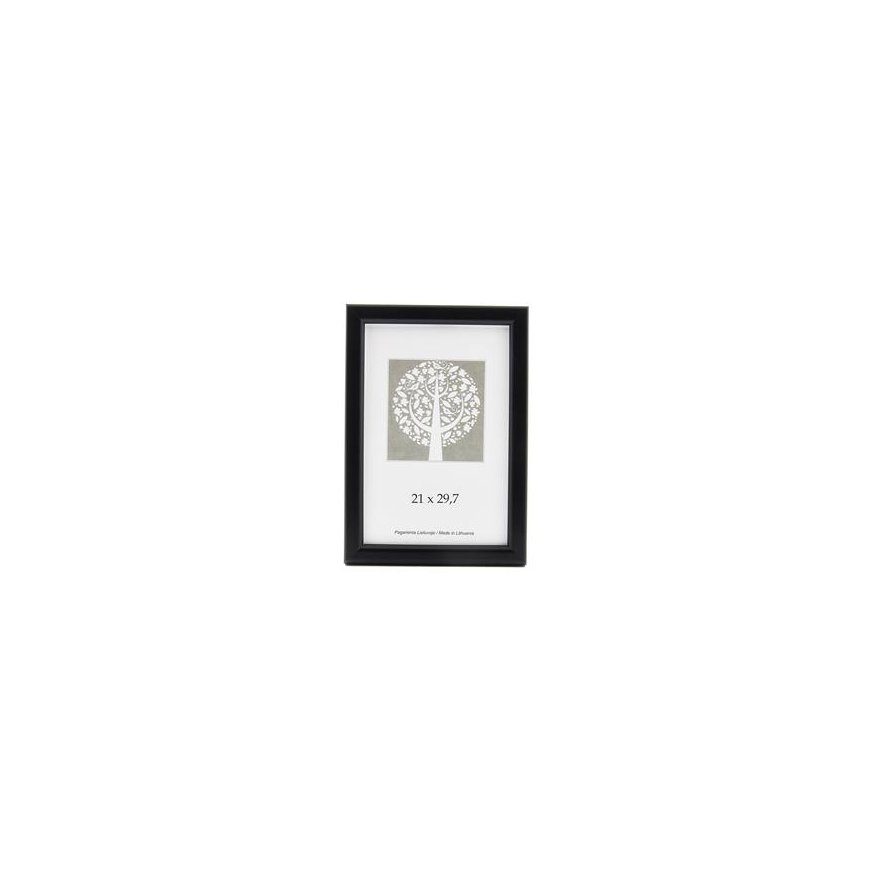 Savex Photo Frame, plastic, A4, 21x29.7 cm, black color.