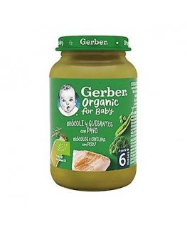 Gerber Ekologinen parsakaali- ja hernepyree kalkkunalla 190g