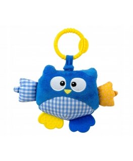 Milly Mally Blue Owl Pulley Pendant