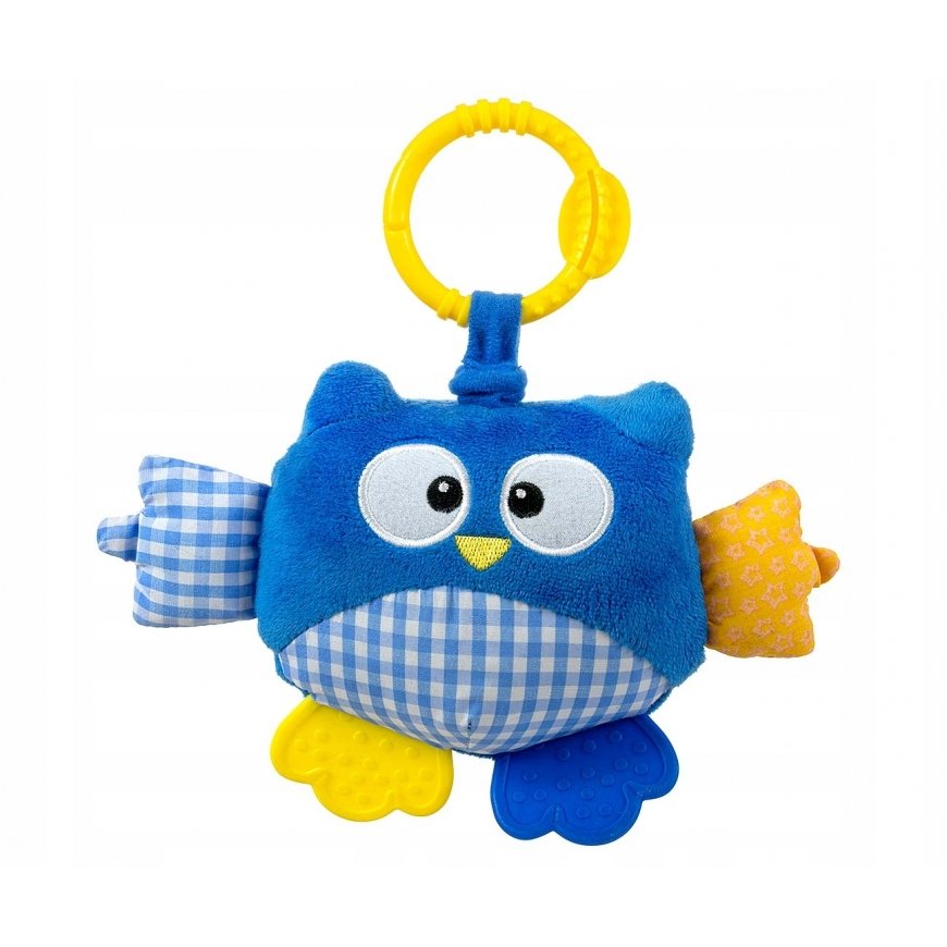 Milly Mally Blue Owl Pulley Pendant