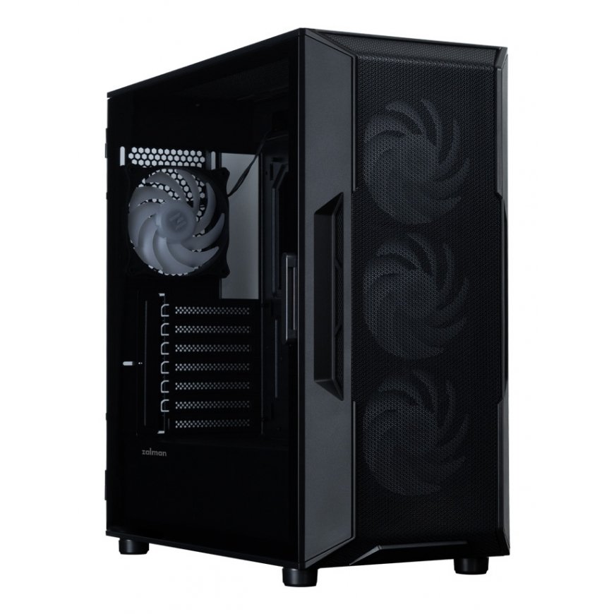 Zalman I3 NEO V2 BLACK tietokonekotelo Midi Tower musta – 4