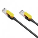 Cabletime Cat7 S/STP Cable, 1m, Black