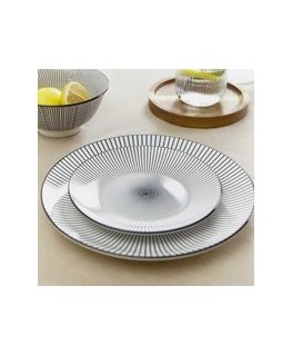 Dessert taldrik Homla NAVIA Must, 19 cm