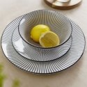 Desertinė lėkštė Homla NAVIA Juodas, 19 cm Desertinė lėkštė Homla NAVIA Juodas, 19 cm