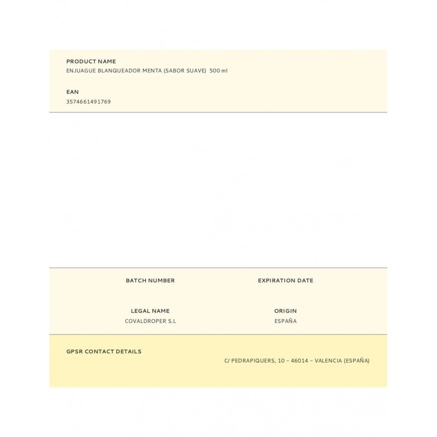 "Listerine Advanced Baltas" burnos skalavimo skystis 500 ml – 2