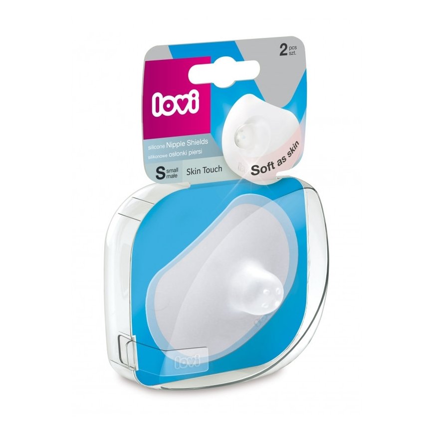 LOVI Skin Touch Silicone Nipple Shield, 2 pcs, Size S, 5/605gb
