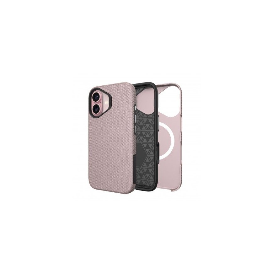 Dėklas Perfectionists Triangle Mag Case Apple iPhone 13 Pro roosa kuld – 2