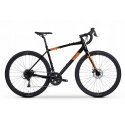 Pyörä Tabou Gravo 2.0 musta-oranssi-XL (Koko: XL) Pyörä Tabou Gravo 2.0 musta-oranssi-XL (Koko: XL)