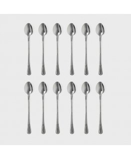 12-piece dessert spoon set "Natalia", 19.6 cm, DOMOTTI