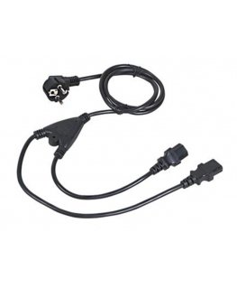 C-TECH toitekaabel 220/230V toiteallikas, 1,8m, Y pistik, VDE