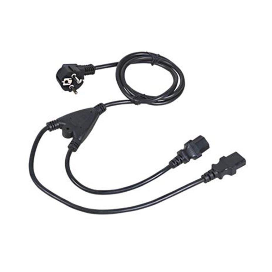 C-TECH toitekaabel 220/230V toiteallikas, 1,8m, Y pistik, VDE