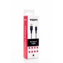SEEK TOTI USB A į Type-C, 2m pynėta laido 2A, Juodas/Space pilkas SEEK TOTI USB A į Type-C, 2m pynėta laido 2A, Juodas/Space pilkas