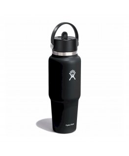 Hydro Flask Wide Mouth Flex Straw vāks – Melns