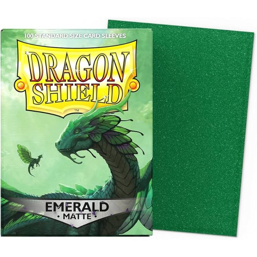 Dragon Shield: Standartinės Rankovės: Emerald [Matinė] (100 Rankovių) – 2