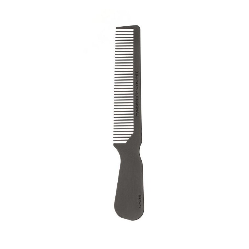 OSOM Professional Hair Comb Black Cutting Comb OSOMPRO71BLK, antibacterial