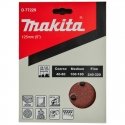 Makita Šlifavimo popierius 125 mm (20 vnt.) D-77229 Makita Šlifavimo popierius 125 mm (20 vnt.) D-77229