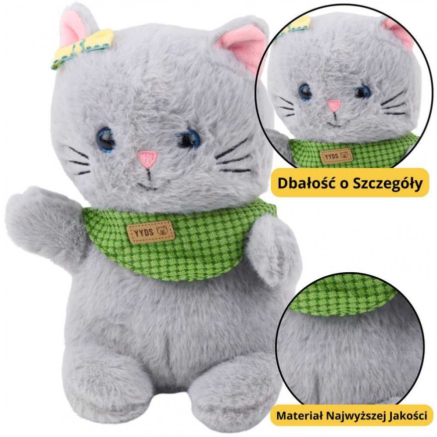 Lean Toys Pehmolelu Kissa 22 cm