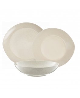 Organic Salad Bowl 22 cm Sand Color AMBITION