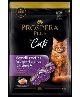 Barība kaķiem - Prospera Plus Sterilized 7+ Chicken Weight Balan