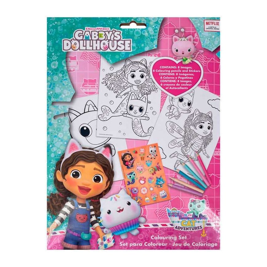 Kids Euroswan - Lisenssituotteet Kids Euroswan - Lisenssituotteet Maalaussarja 6 liitua + tarrat g