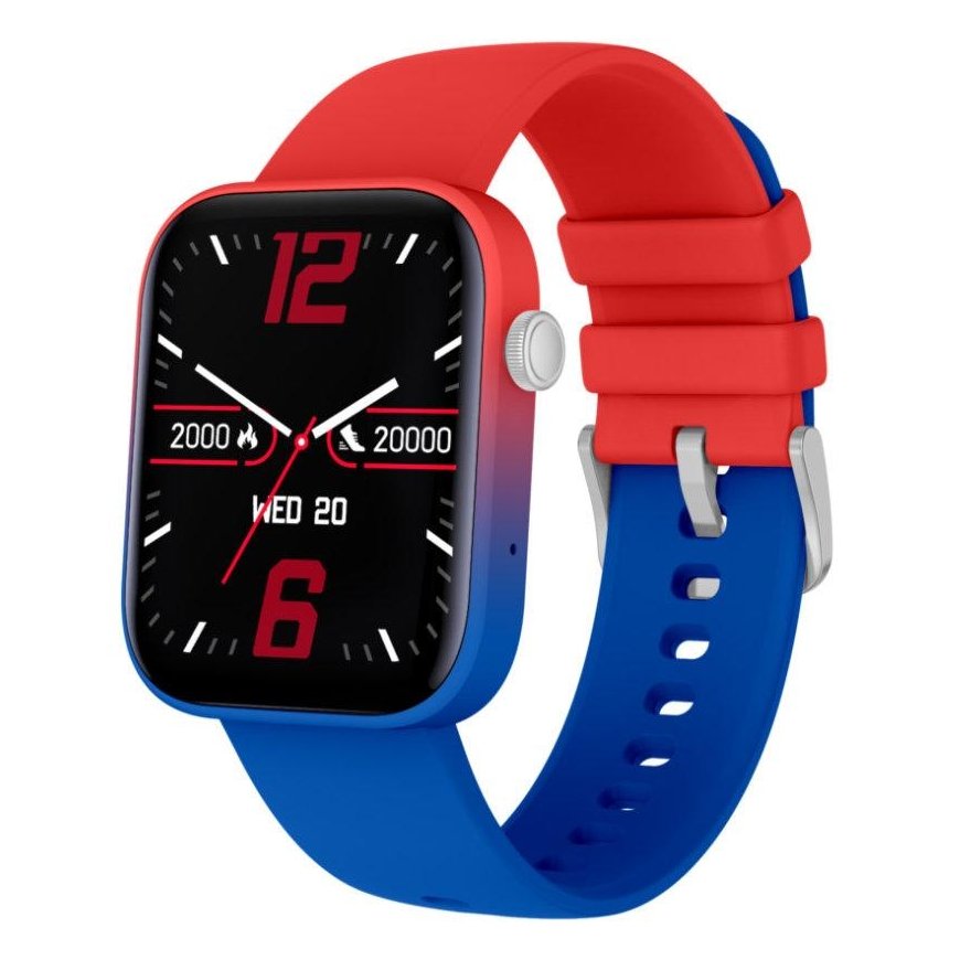 Rubicon RNCE97 Smartwatch, Red and Blue Color