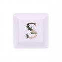LA PORCELLANA BIANCA ADORATO Square Plate 10 cm, S model LA PORCELLANA BIANCA ADORATO Square Plate 10 cm, S model