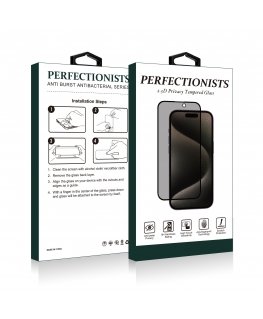LCD kaitselükk 2.5D Privacy Perfectionists Apple iPhone 16 Plus must