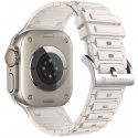 Силиконовый ремешок «Forcell F-Design FA06» для «Apple Watch», с отверстиями, 42 / 44 / 45 / 49 мм, белый Силиконовый ремешок «Forcell F-Design FA06» для «Apple Watch», с отверстиями, 42 / 44 / 45 / 49 мм, белый
