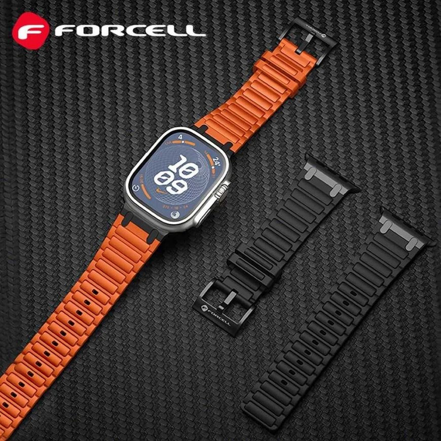 Силиконовый ремешок «Forcell F-Design FA06» для «Apple Watch», с отверстиями, 42 / 44 / 45 / 49 мм, белый – 2