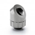 Barrow adapteris 45 laipsnių G1/4 colio kištukas į G1/4 colio kištuką - pasukamas, baltas Barrow adapteris 45 laipsnių G1/4 colio kištukas į G1/4 colio kištuką - pasukamas, baltas