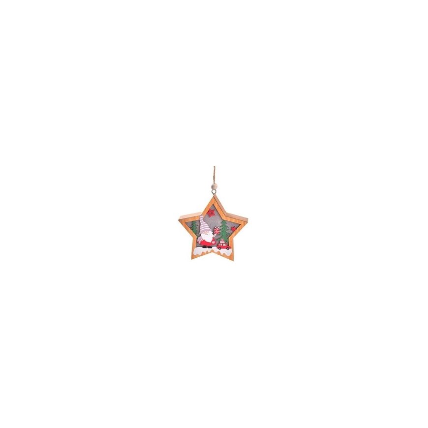 Emos Wooden Christmas Light - Star – 2