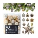 KOOPMAN EDELMAN DECORATIVE PLASTIC BALLS, SAFE, 7 PCS. BANANA, MICA KOOPMAN EDELMAN DECORATIVE PLASTIC BALLS, SAFE, 7 PCS. BANANA, MICA