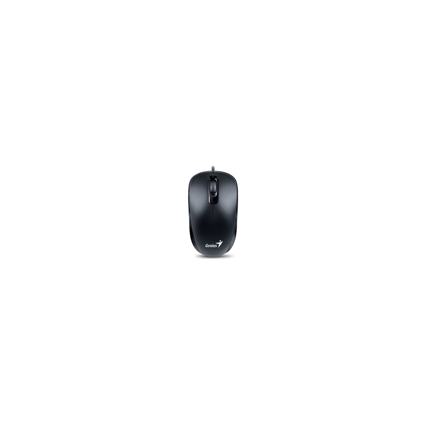 Genius DX-110 Wired Mouse, Black, 1200DPI, USB-C