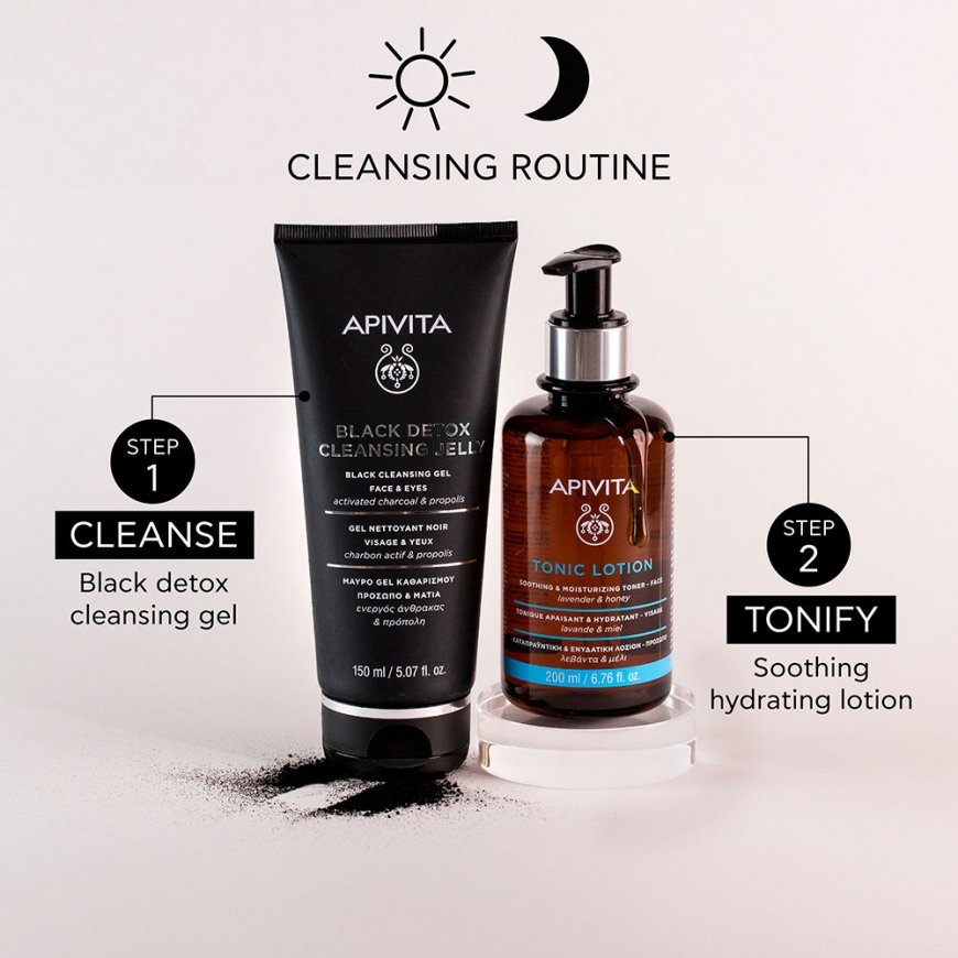 Apivita Juodas DETOX VALIKLIS su aktyvuota anglimi ir propoliu 50 ml – 2