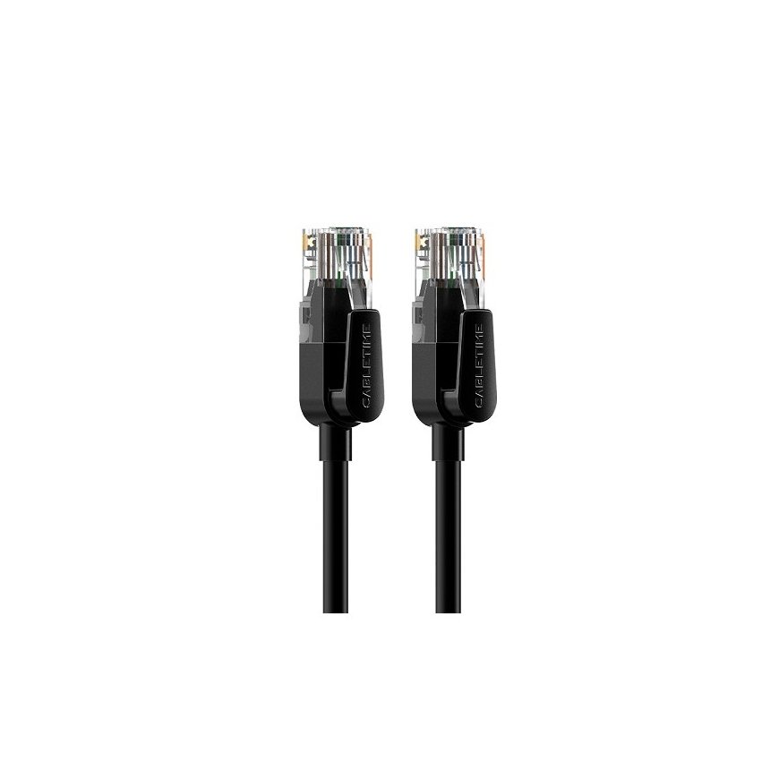 Cabletime Cat6 UTP kabelis, 10 m, juodas