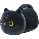 Lean Toys Soft Black Plush Cat with Long Tail, 40x20x18 cm Lean Toys Soft Black Plush Cat with Long Tail, 40x20x18 cm