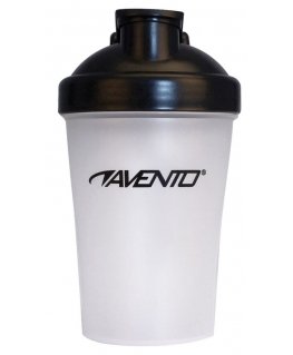 Schreuders Sport AVENTO Shaker Bottle 21WE 400ml Transparent/Black