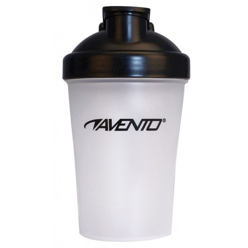 Schreuders Sport AVENTO Shaker 21WE 400ml Caurspīdīgs/Melns