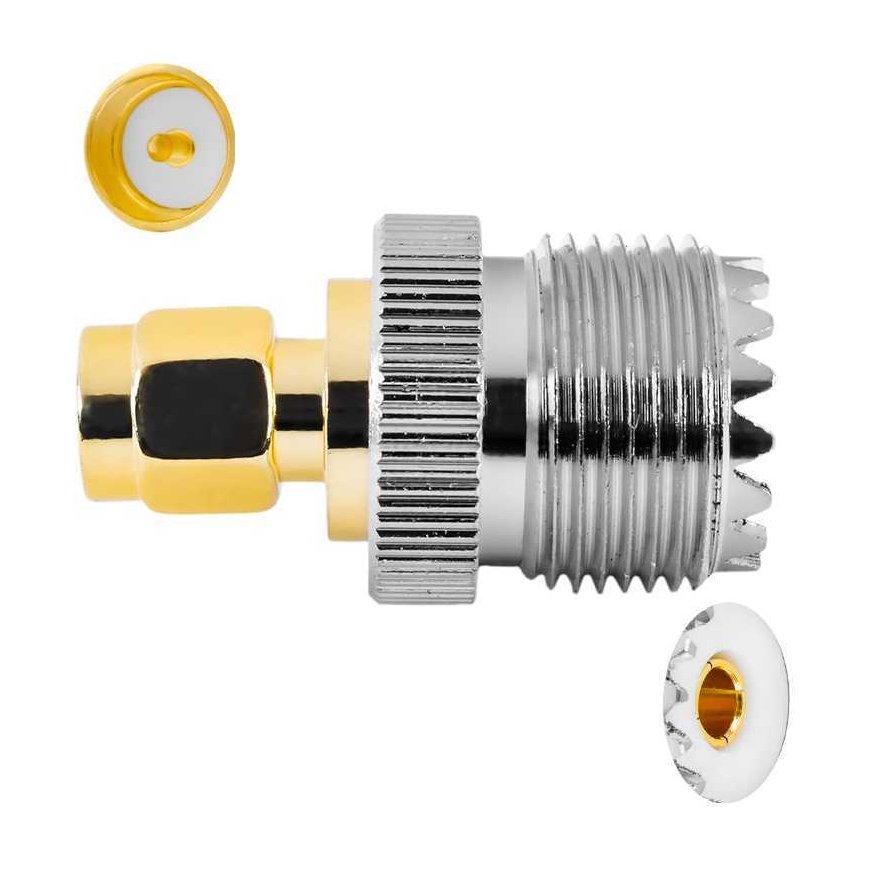 Spacetronik GSM adapter UHF socket (UC1. CB) / SMA socket