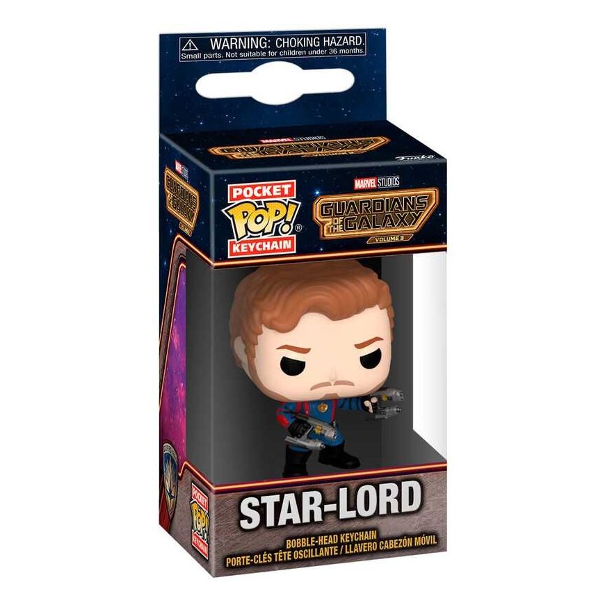 FUNKO POP! Keychain: Marvel Guardians Of the Galaxy - Star-Lord, 10 cm – 2