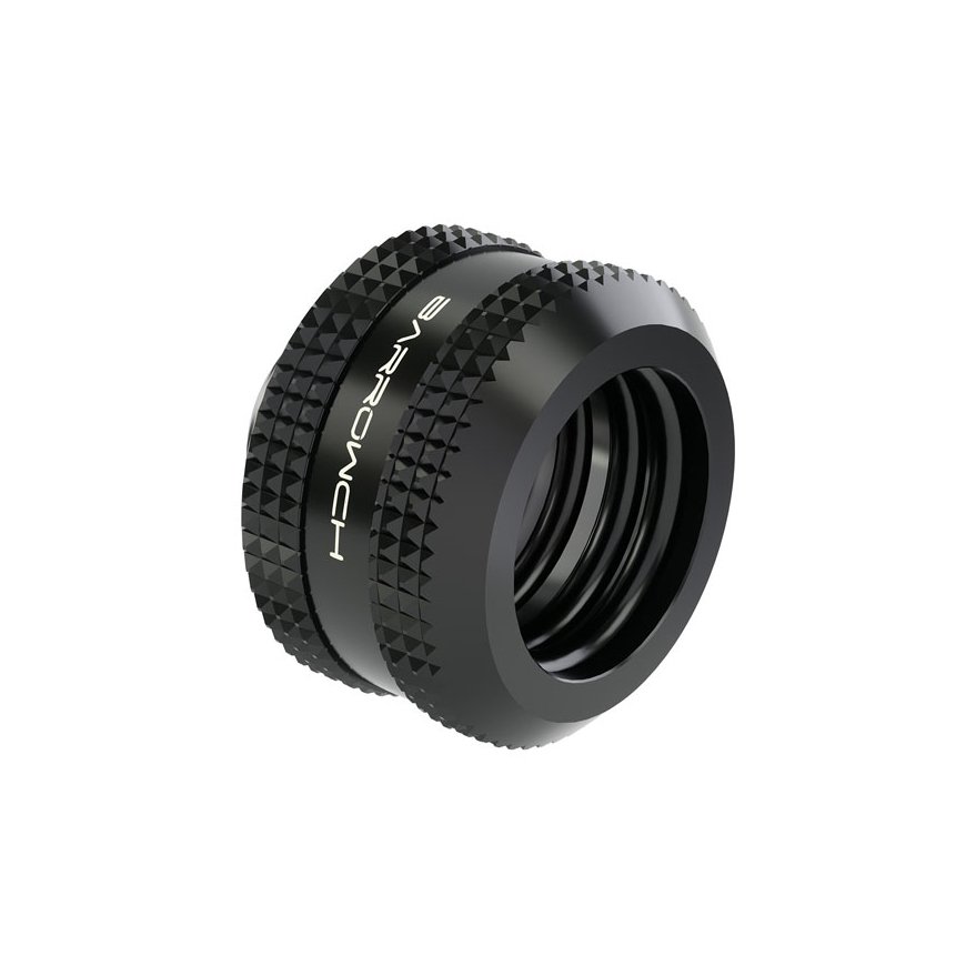 „Barrow Hardtube“ 12 mm ühendus, G1/4 tolli ühendus - must