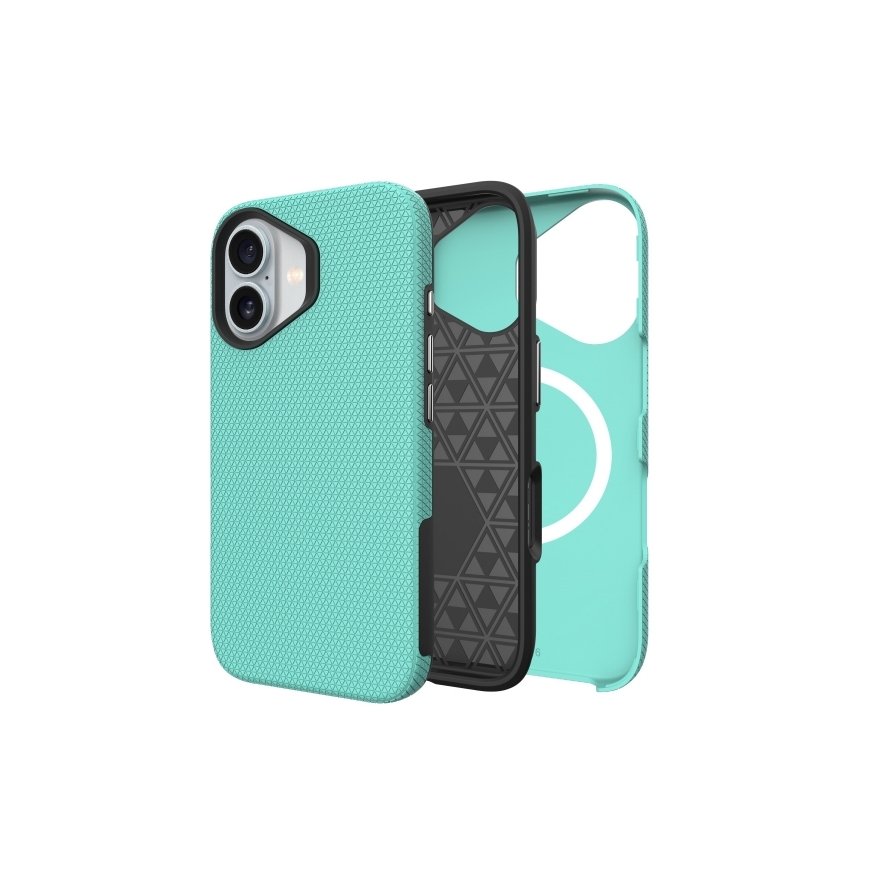 Perfectionists Triangle Mag Case Apple iPhone 16 Pro žalias