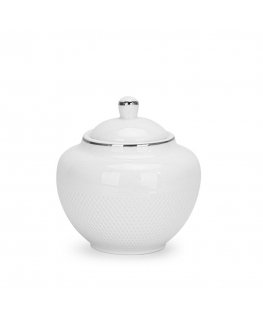 Fissman porcelāna cukura trauks 210 ml Platinum