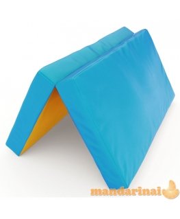 Saliekams gymsu čiužinys SANRO 100x100x10 cm zils-dzeltena