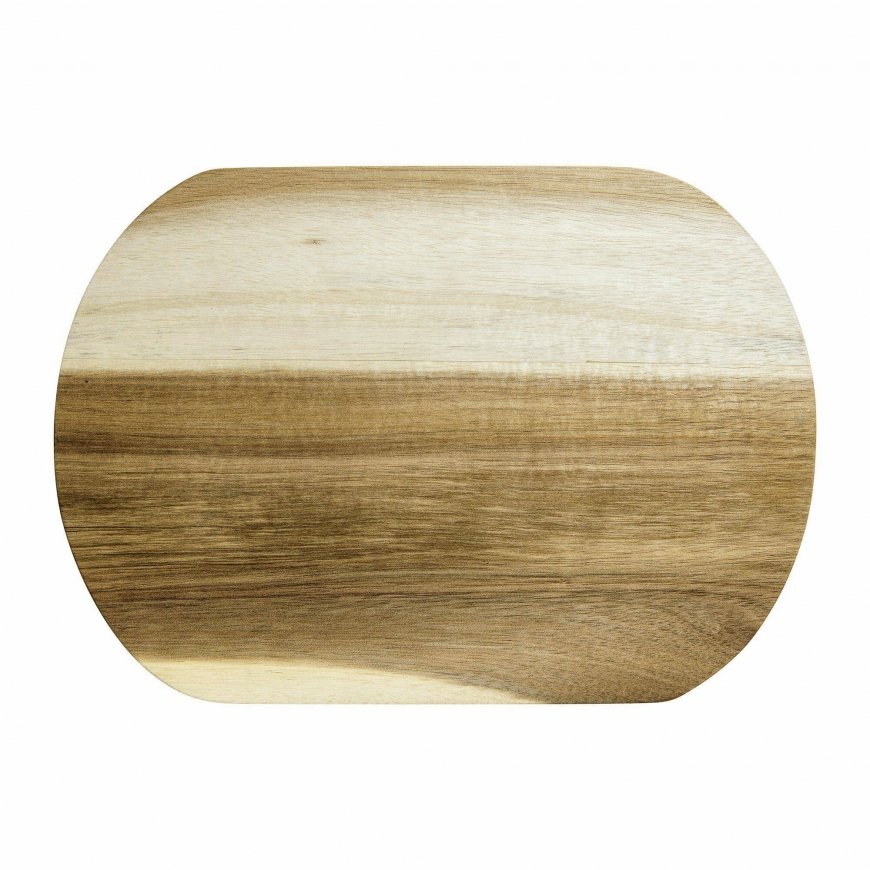 Dajar Acacia Cutting Board Parma 28 x 20 x 1.5 cm Oval AMBITION