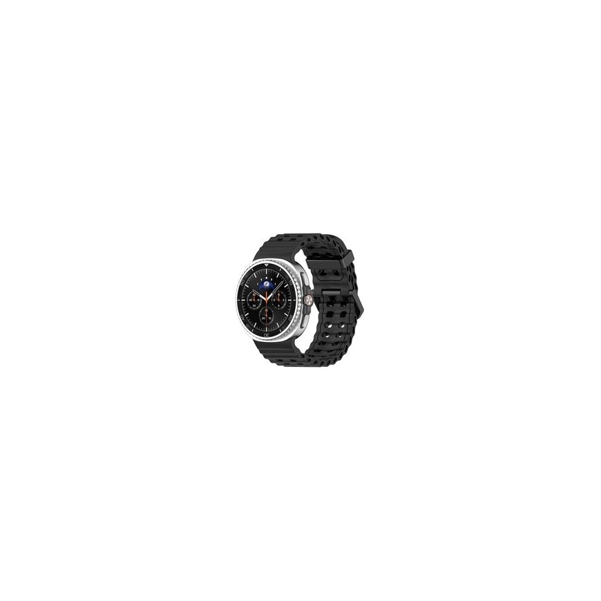 4Wrist Silicone Sport Strap for Samsung Galaxy Watch8 - Black