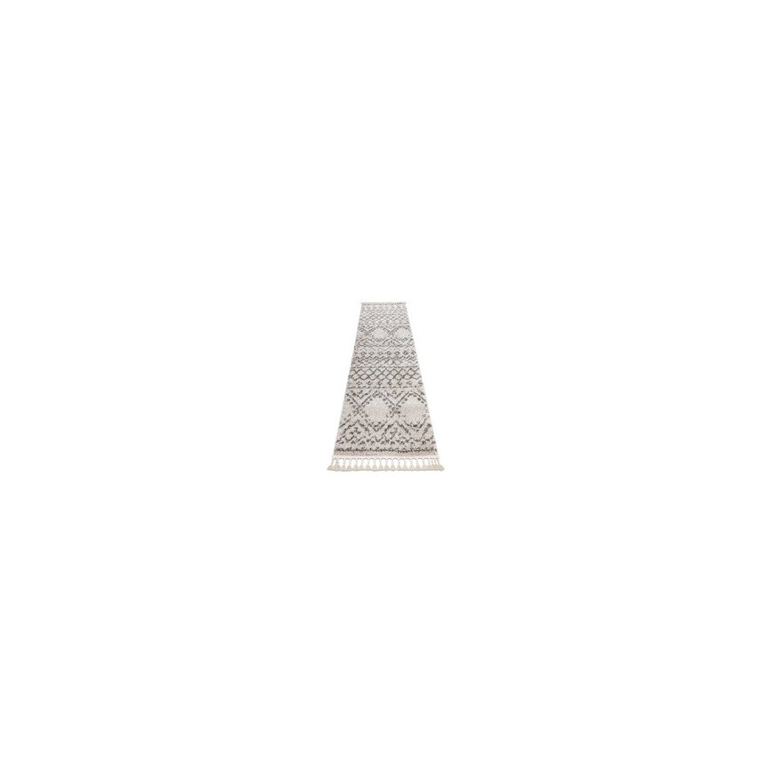 Carpet WELBEN RABAT in cream color Aztec style 70x300 by Hakano – 2