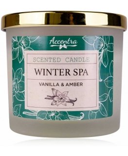 Accentra Maža kvapioji žvakė WINTER SPA su auksiniu dangteliu, 170 g
