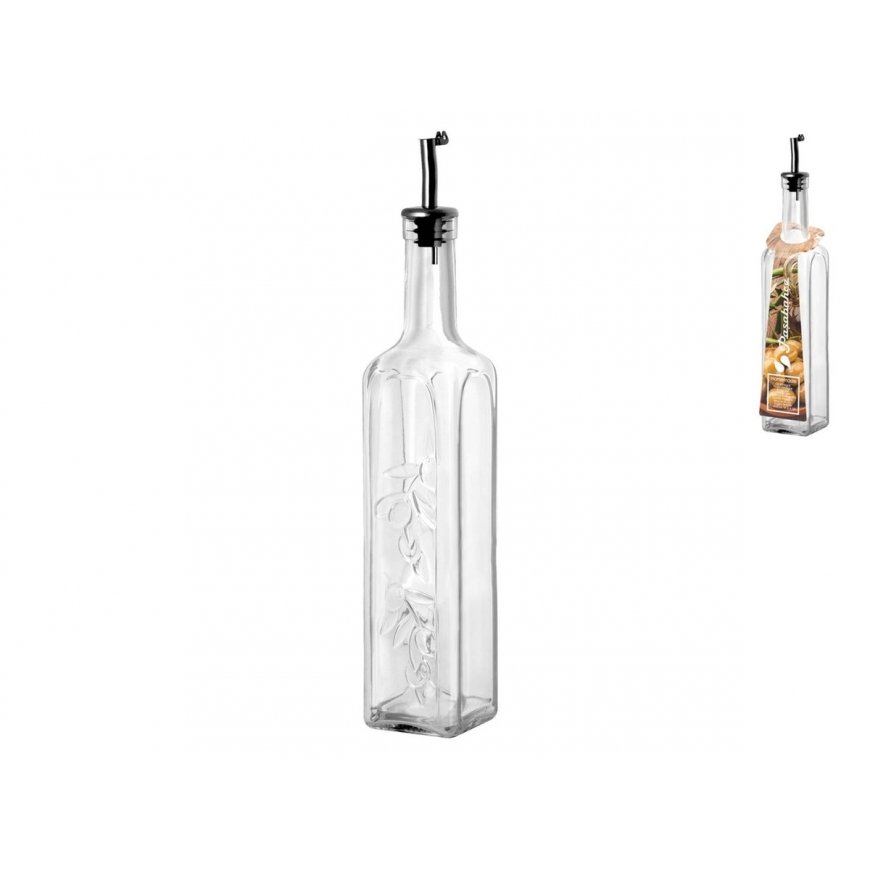 Aliejaus/acto buteliukas su metaliniu dangteliu 500 ml PASABAHCE