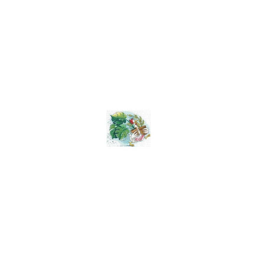 Beldizart Cross-Stitch Embroidery Kit "Summer Colors" 17 x 17 cm SANK-70 – 2
